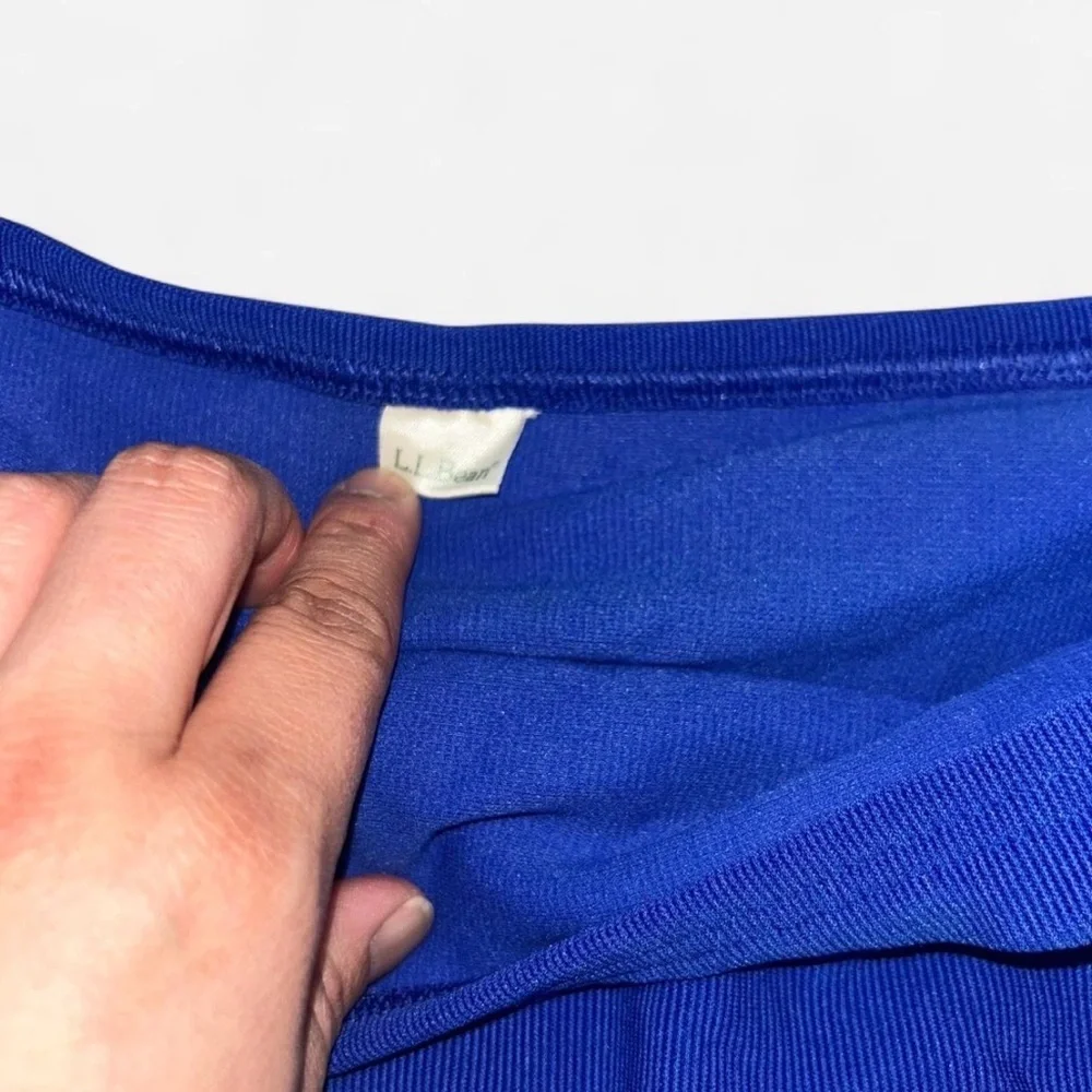 L.L. Bean Vibrant Blue Mini Skirt